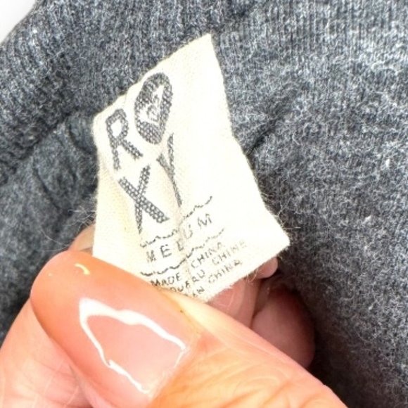 ROXY ZIP UP SWEATER JACKET WITH HOODED SIZE MEDIUM - Picture 5 of 5